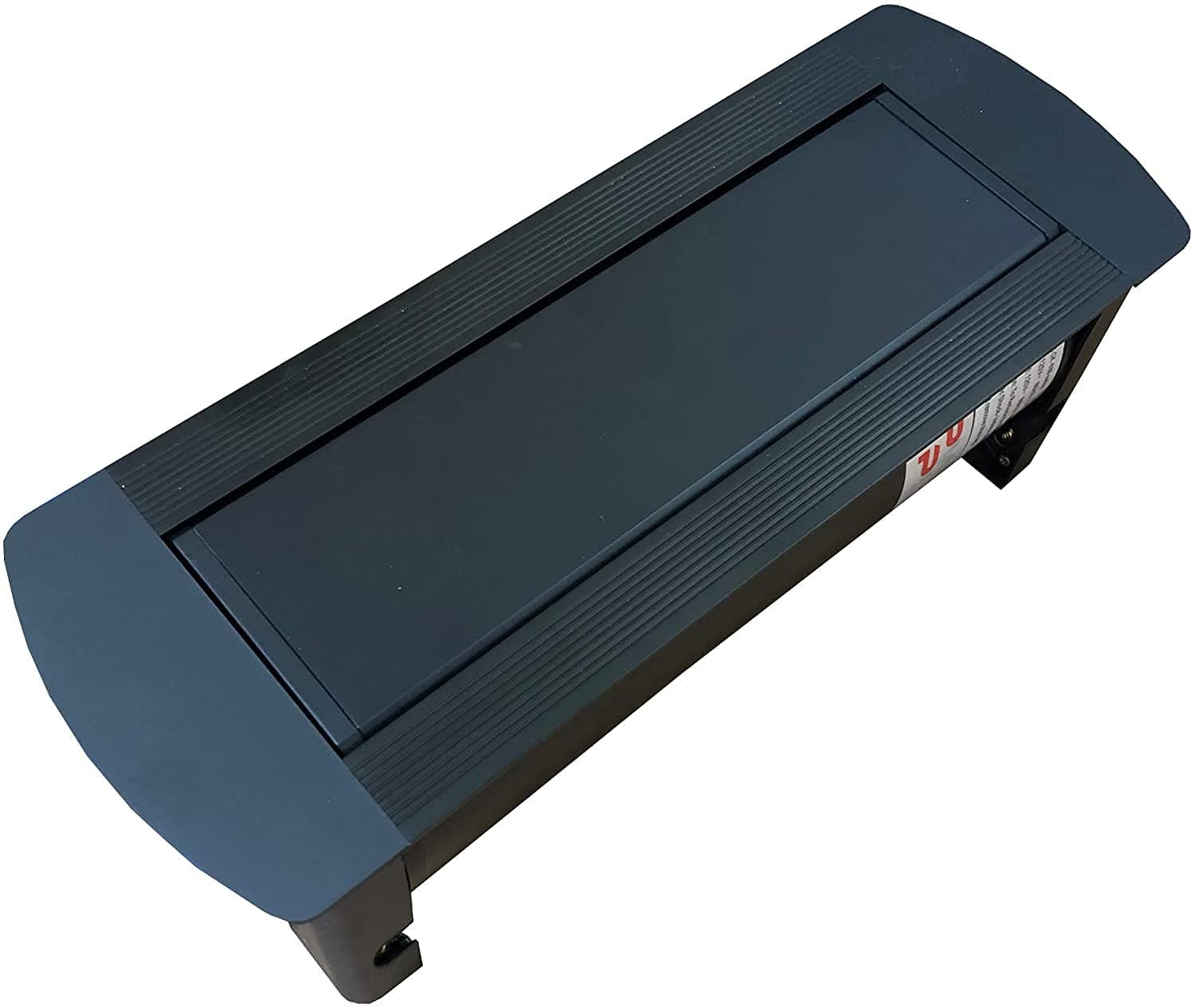 DKURVE Manual Rotate Popup Box Flip Conference Table Power Socket (Black)