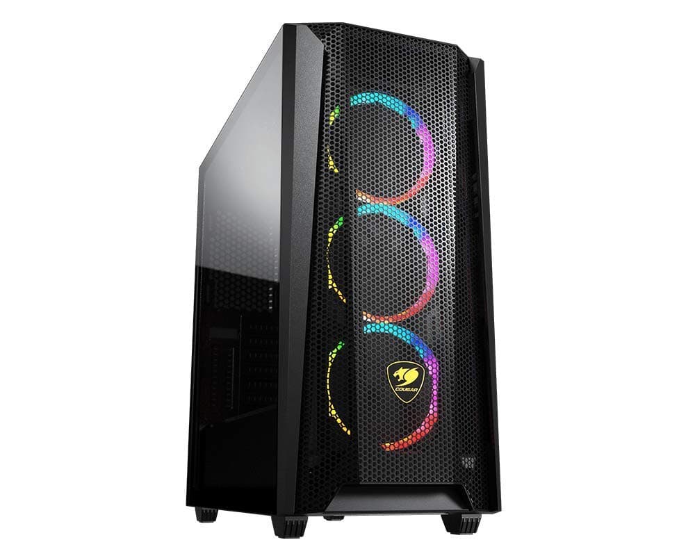 COUGAR MX660 Mesh RGB Advanced Mid-Tower Case with Powerful Airflow, Black