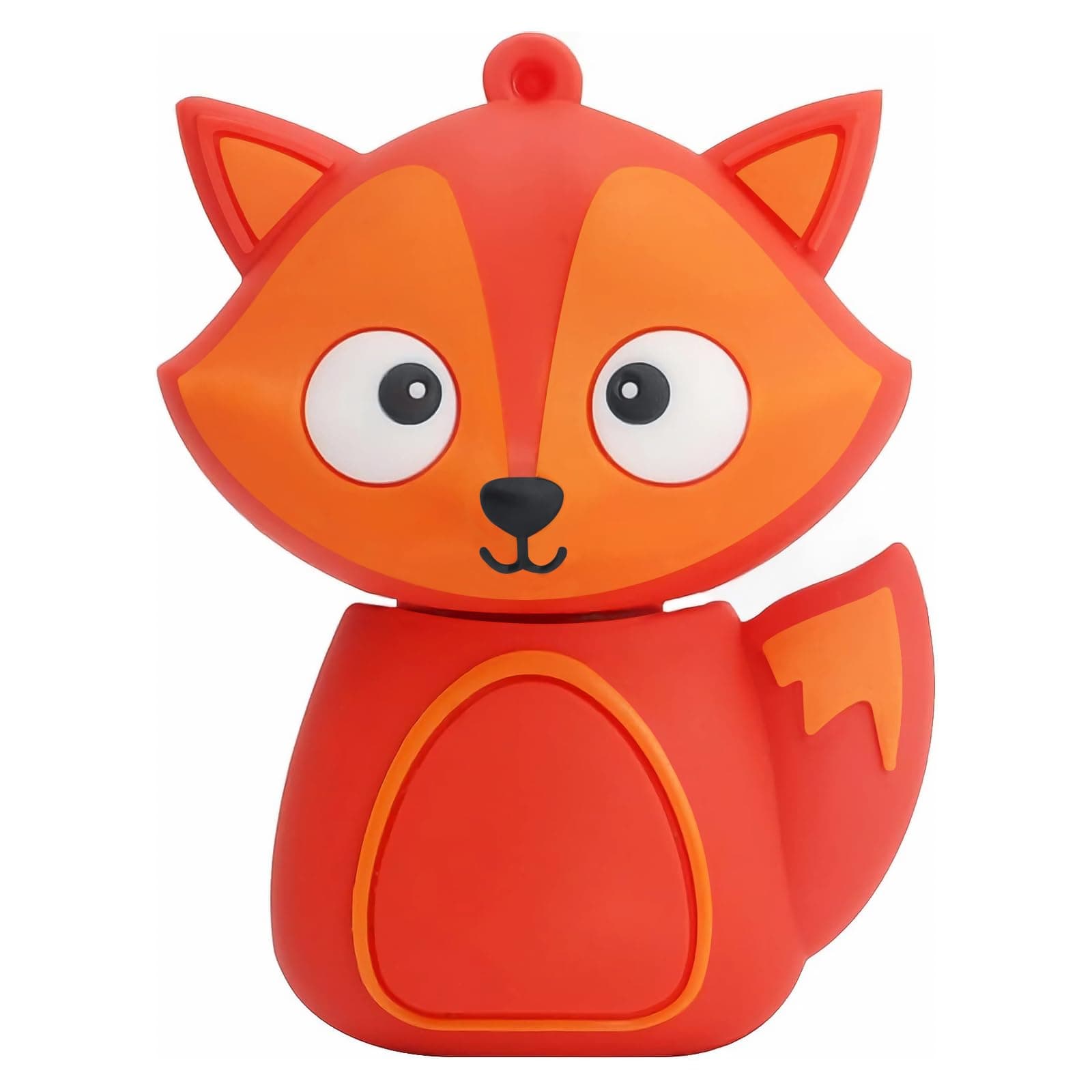 64GB USB Flash Drive Cute Fox-Shaped, BorlterClamp Cute Memory Stick USB Drive Thumb Drive for External Data Storage