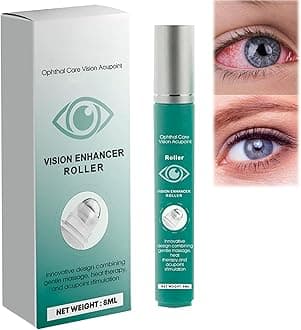 Vision Enhance Roller - Eye Serum for Visual Clarity, Relief from Eye Strain, Massage Roller for Relaxation and Moisturization
