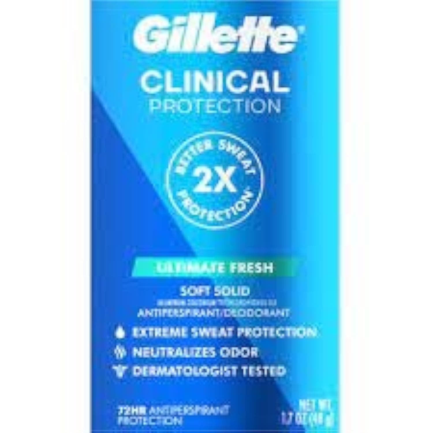 Clinical Anti-Perspirant Deodorant, Ultimate Fresh Advanced Solid 1.70 oz (Pack of 6)