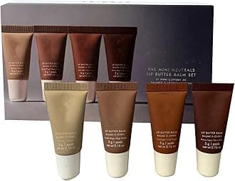 – Summer Lip Balm, Moisturising Lip Balm For A Sheer Tint Of Colour, Vegan & Cruelty-free, Moisturising Lip Balms Tube For Dry & Chapped Lips, Lip Care (W-All, 4PC)