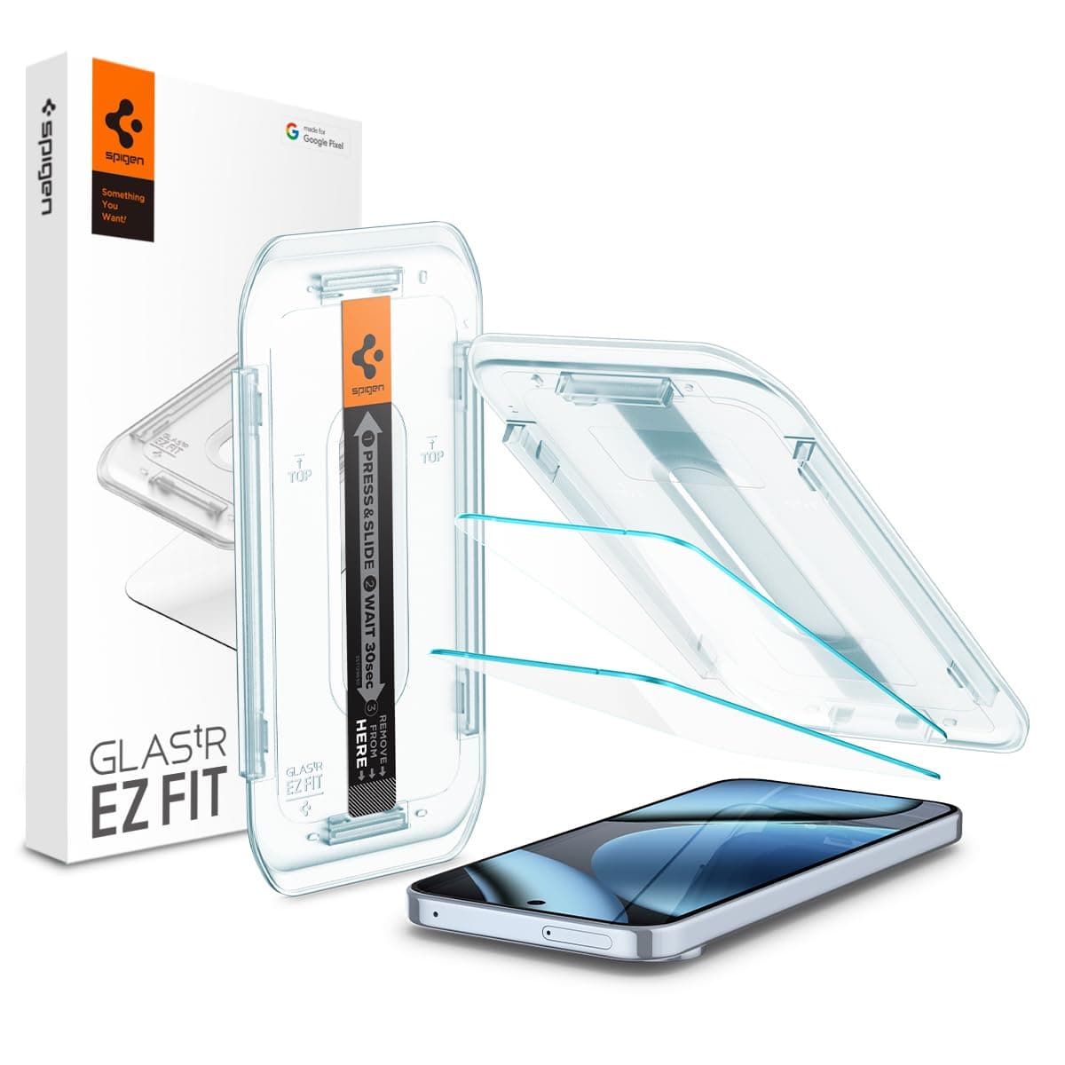 EZ Fit Tempered Glass Screen Protector Guard for Pixel 10/10 Pro / 9/9 Pro [2 Pack]
