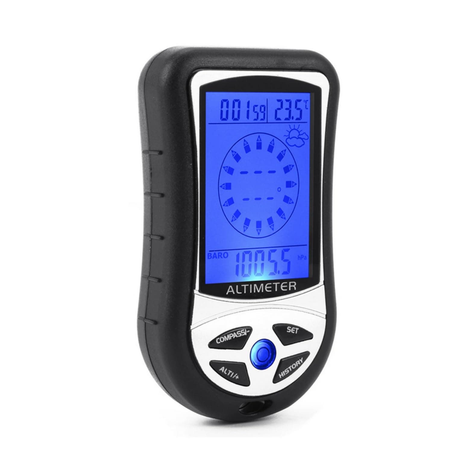 SKEIDO DS302 8 In 1 Handheld Digital LCD Electronic Navigation Gps Compass Altimeter Altitude Gauge Thermometer Fishing Barometer