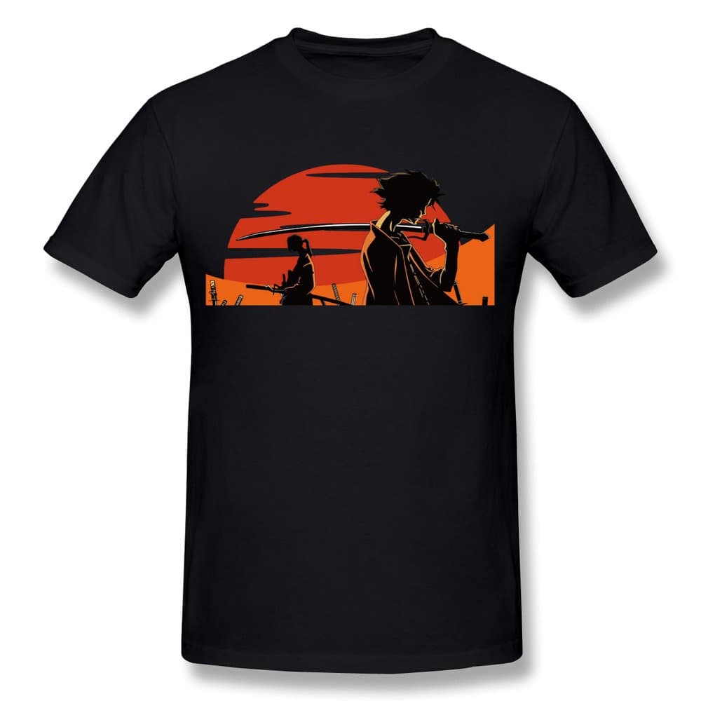 Funny Samurai Champloo Cool Tshirt For Man XS Black