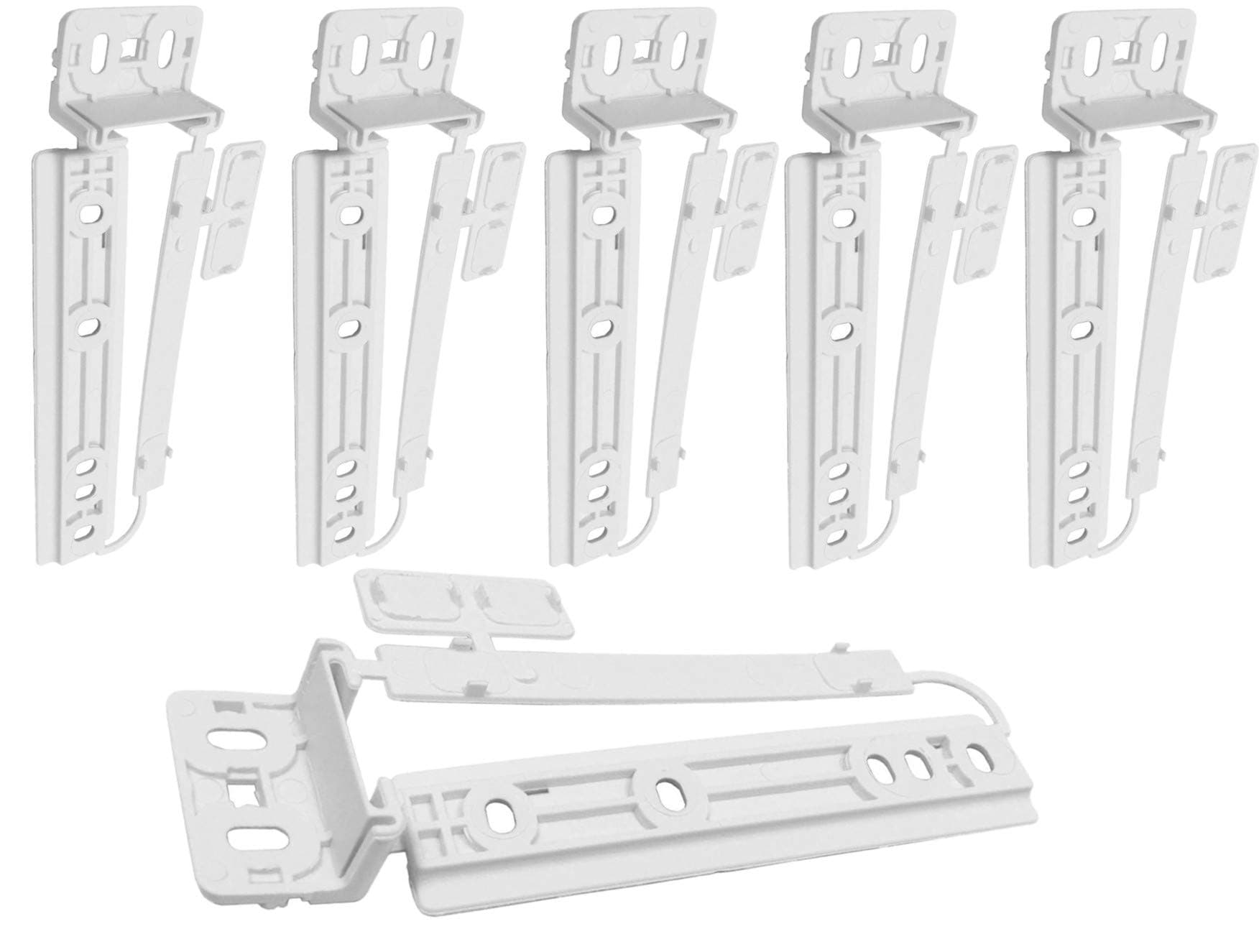 UTIZ Door Slider Kit Fridge Freezer Door Plastic Mounting Slide Bracket Fixing Kit Compatible AEG Hotpoint Zanussi Fridge Freezers (6 Brackets)