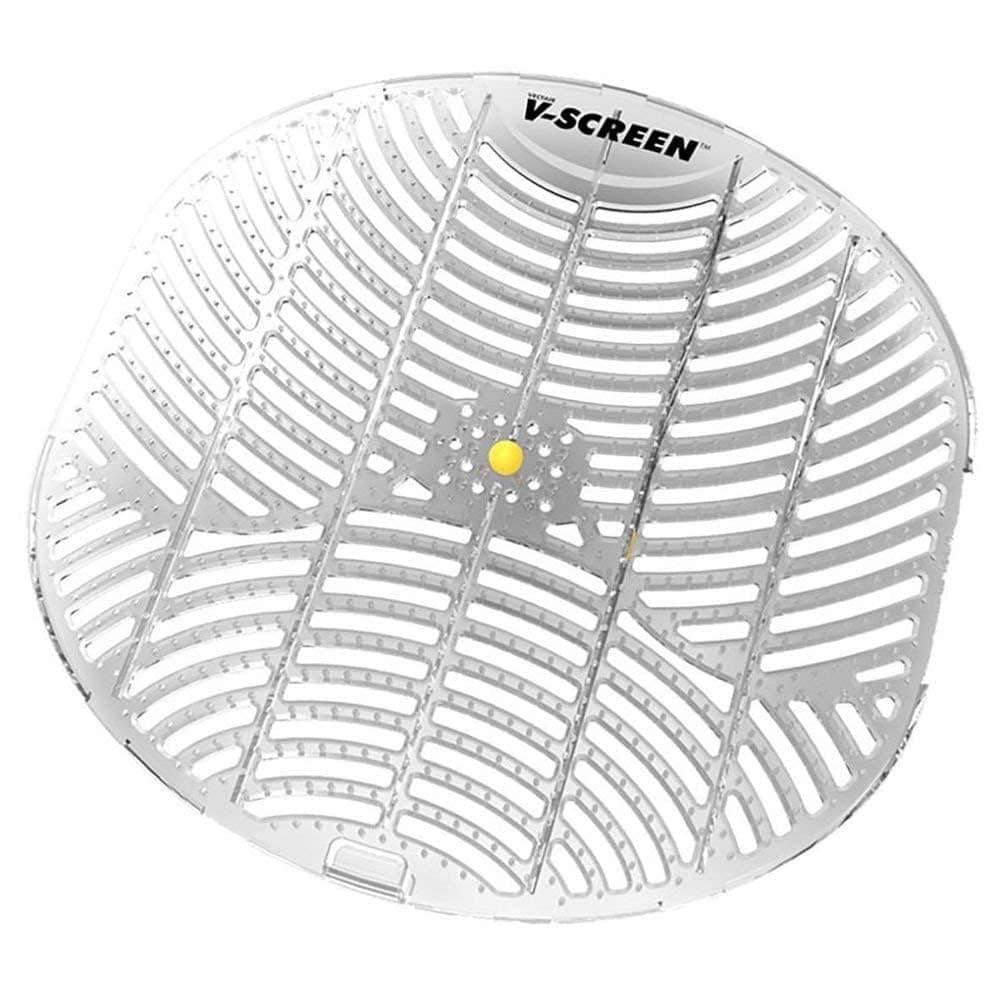 Appropriate™ V-Screen Urinal Mat Citrus Mango (Standard Size, Transparent Light Grey) - Pack of 2