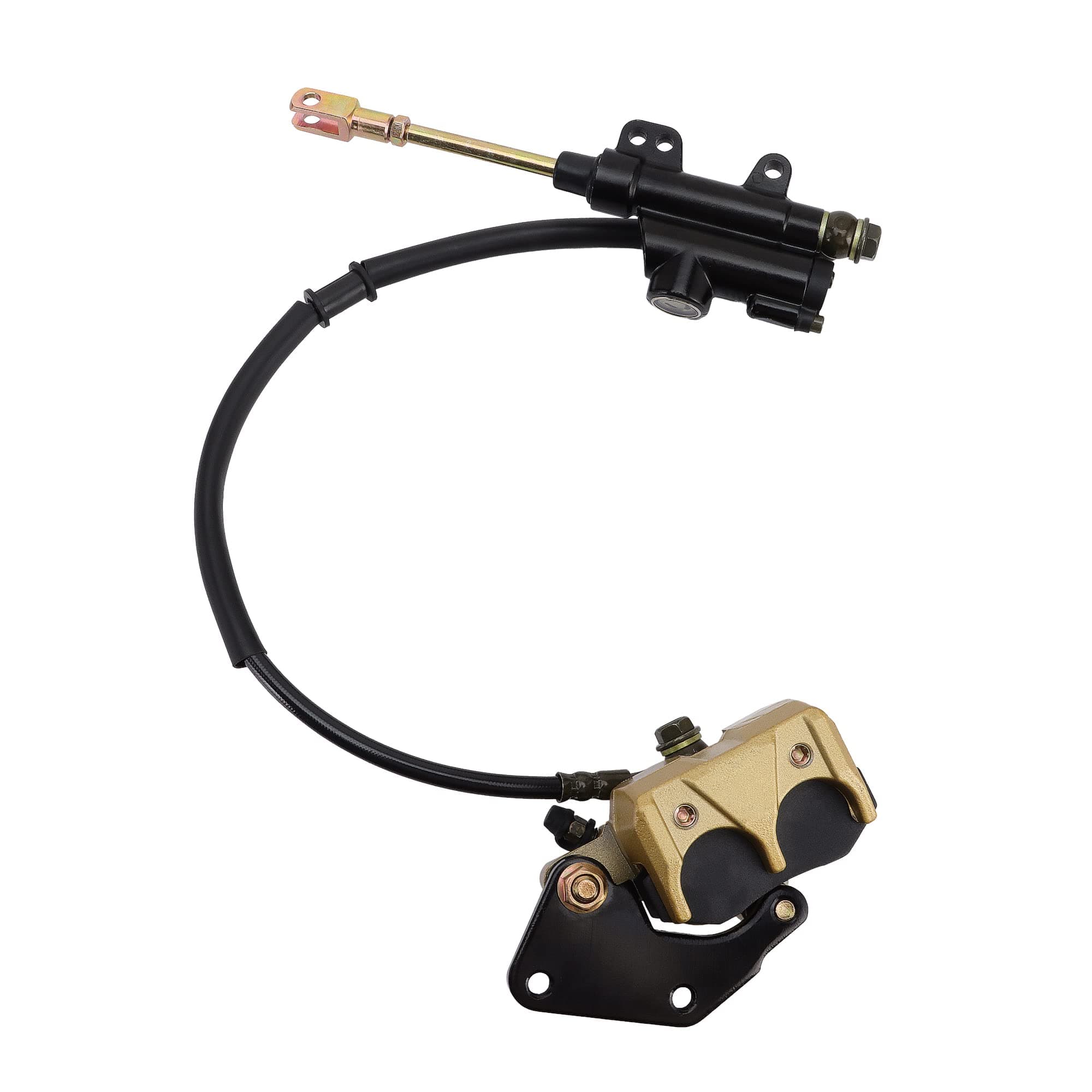 Rear Foot Disc Brake Master Cylinder Assembly Replacement For 50cc 70cc 90cc 110cc 125cc ATV Dirt Bike