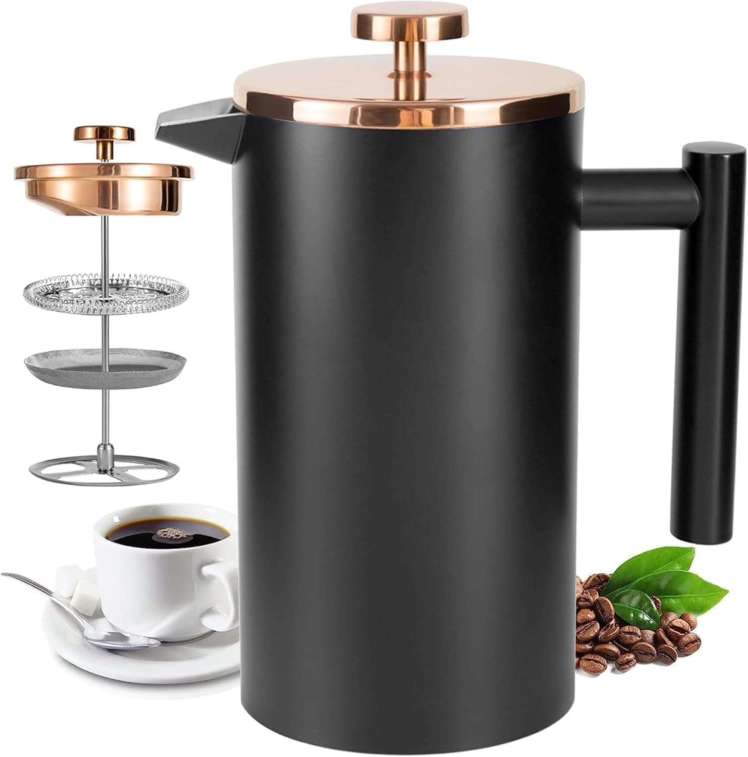 Miuly French Press Black 34oz