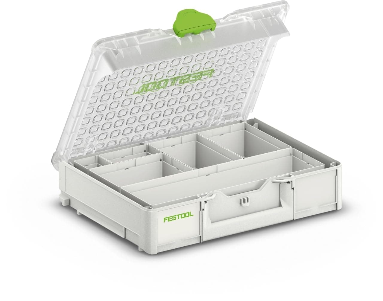 Festool Systainerยณ Organiser SYS3 ORG M 89 6xESB (with Insert Boxes (50 x 50 x 68, 50 x 100 x 68, 100 x 150 x 68, 100 x 350 x 68)