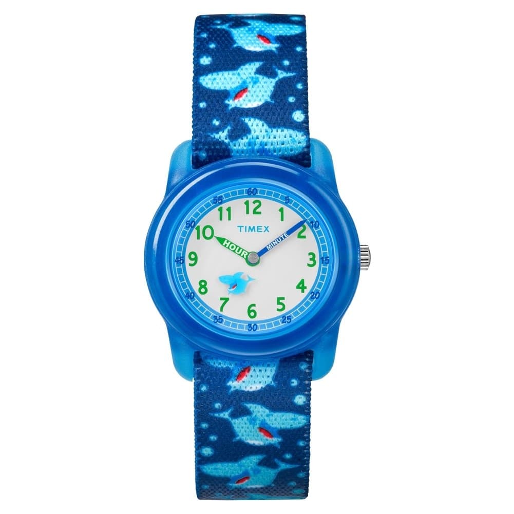 Kid's Analog 28 mm Elastic Fabric Strap Watch