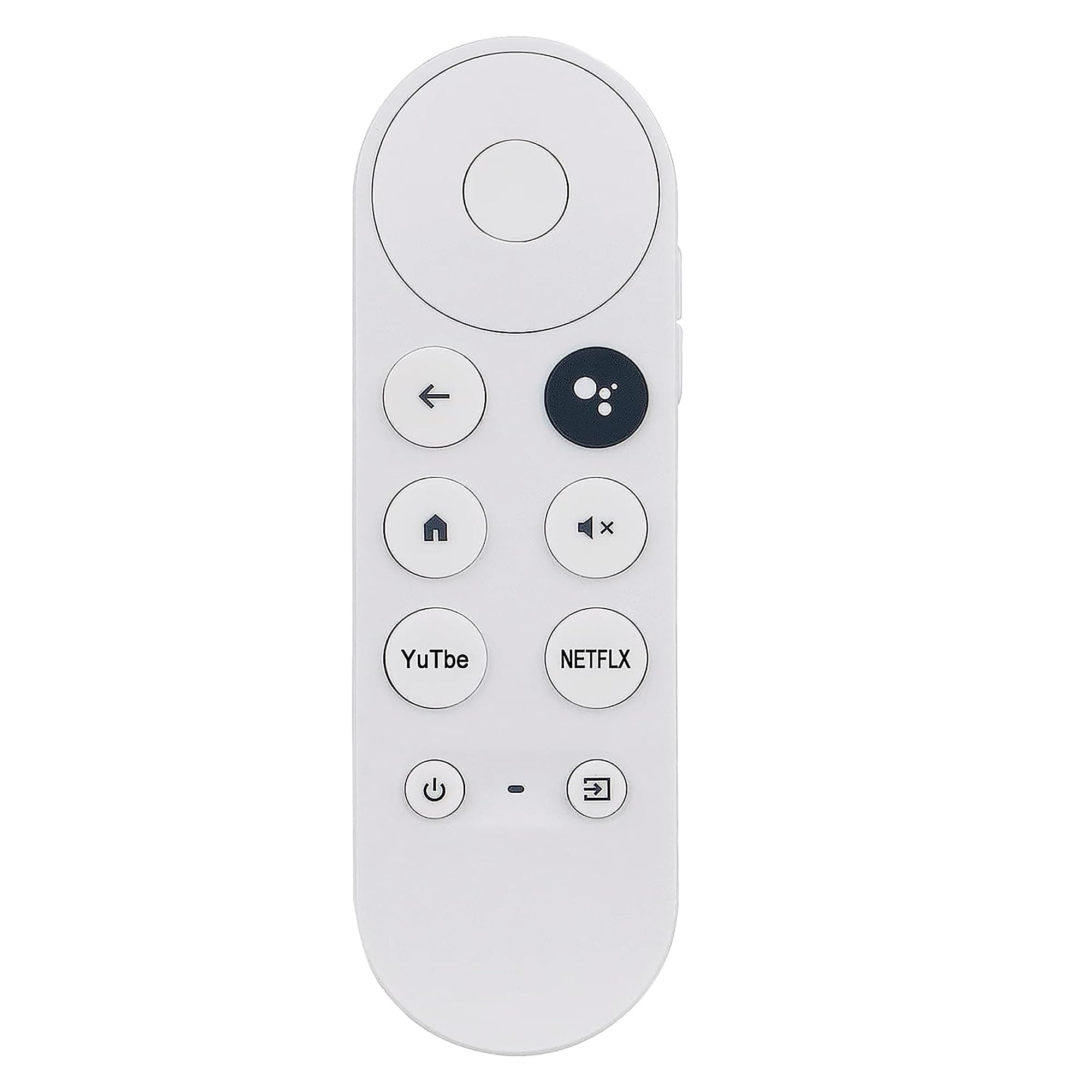 Replacement 2020 Google TV 4K Voice Remote 2020 Google Chromecast 4K G9N9N GA01920 with YouTube and Netflix Shortcut Buttons (Remote only)