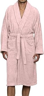 Superior Cotton Unisex Terry Robe, Soft And Absorbent Robes For Men And Women, Bathroom Accessories