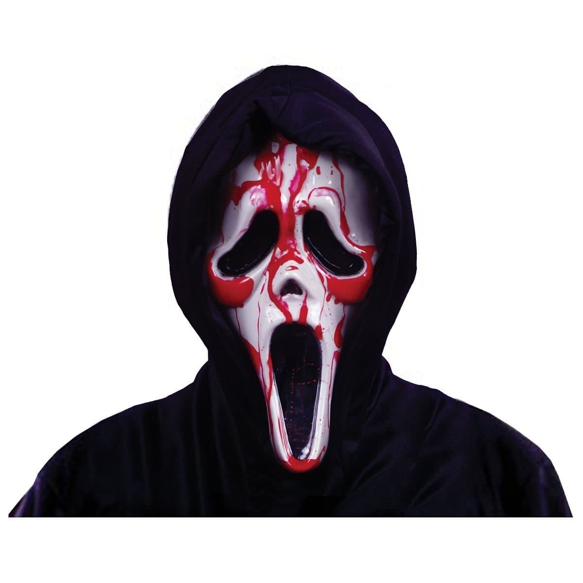 Fun World Ghost Face Bleeding Mask Costume Accessory Scary Horror Movie Scream