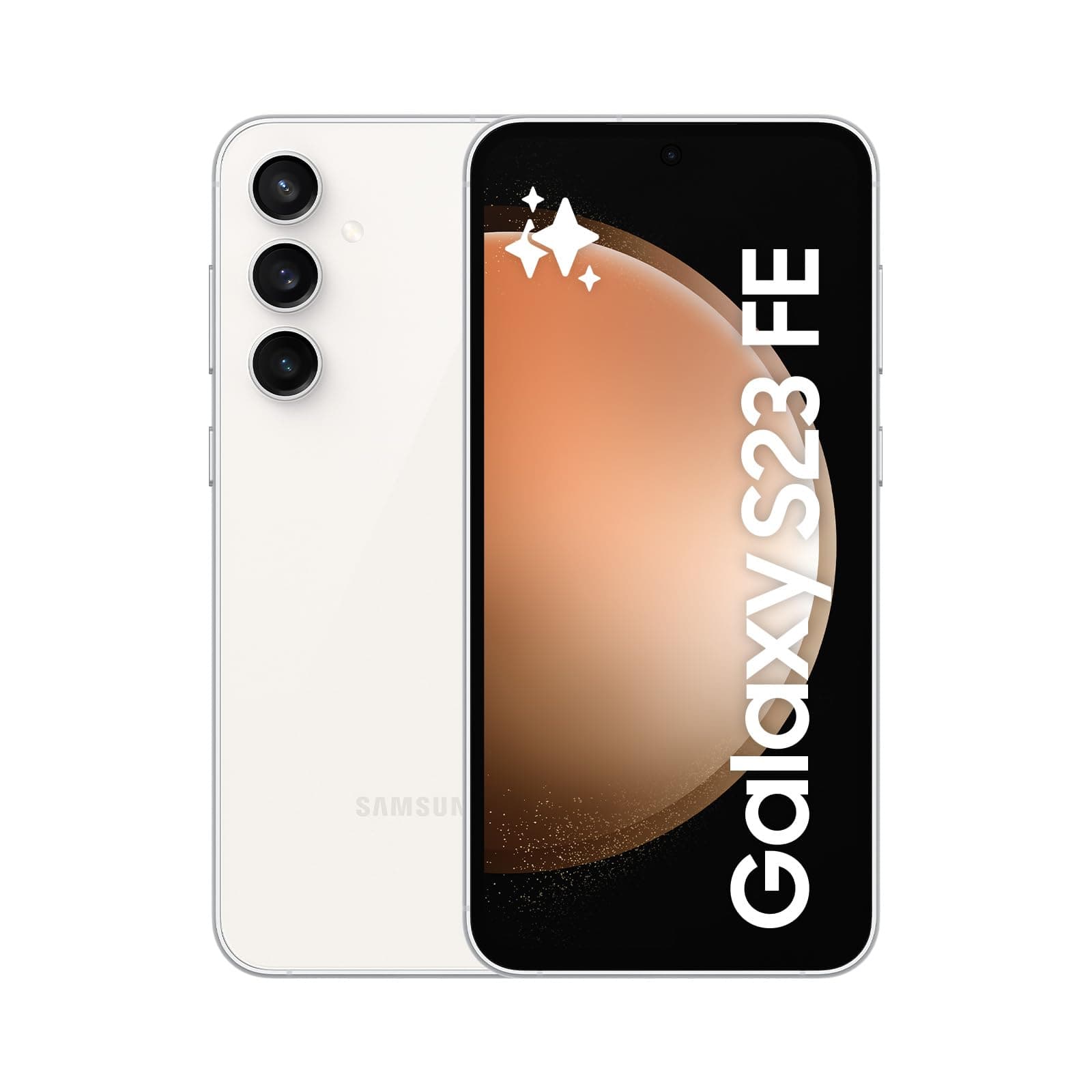 Samsung Galaxy S23 FE 5G, AI Phone, Dual SIM Android Smartphone, 8GB RAM, 256GB Storage, Cream (UAE Version)