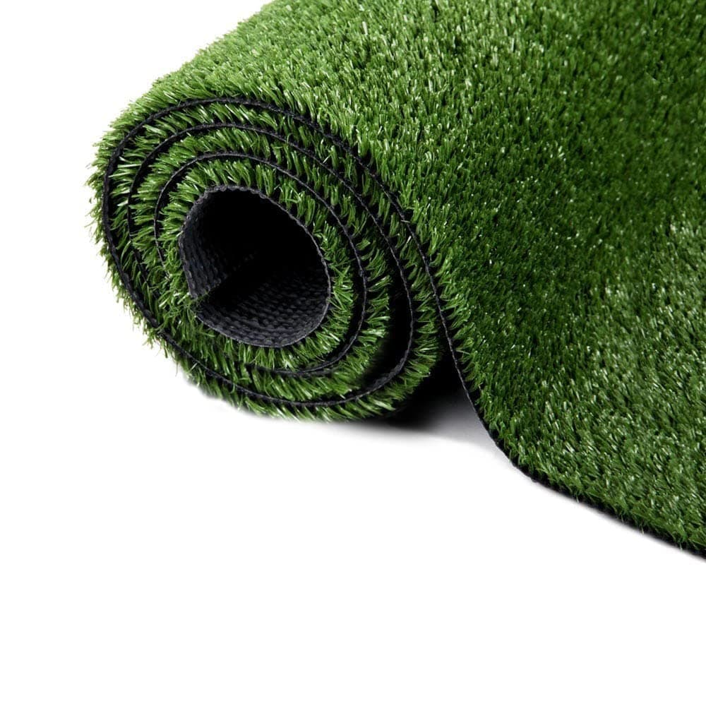 Synthetic Artificial Grass Turf 0.4" Customized Sizes, Drainage Holes Pet Faux Grass Astroturf Rug Carpet 9FTX25FT Indoor Outdoor Rug Area Garden Decor