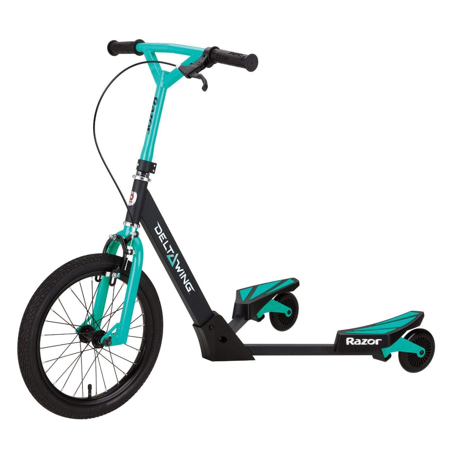 Razor DeltaWing Scooter Black/Mint Green, One Size