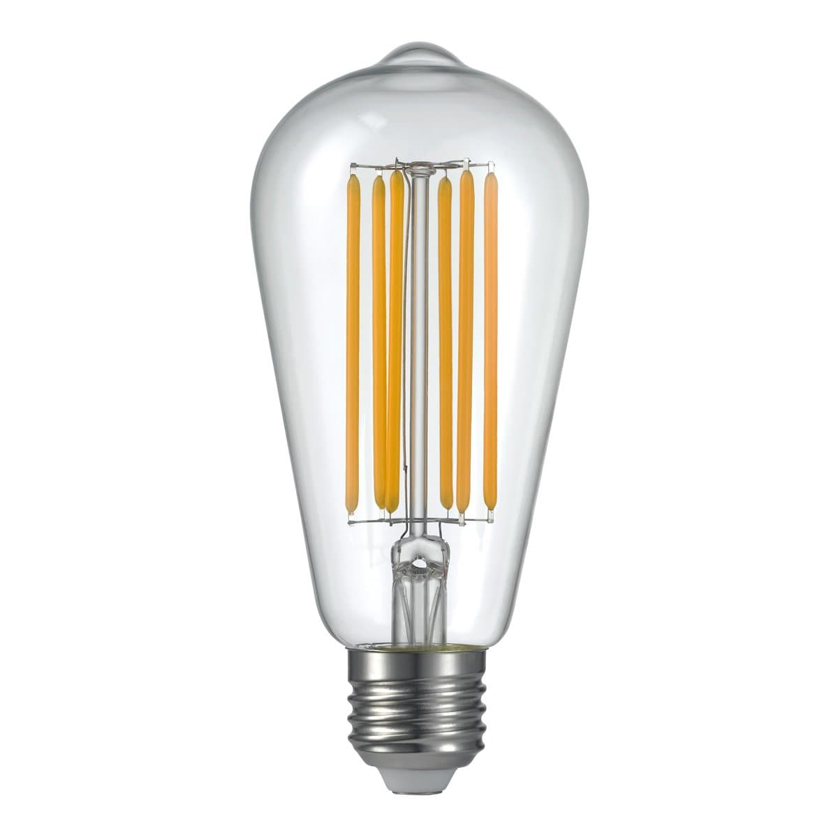 LightStory LED Decorative Bulb ST19, E26 Base 2200K Non-dimmable 4.5W/50W Clear LED Filament Bulb
