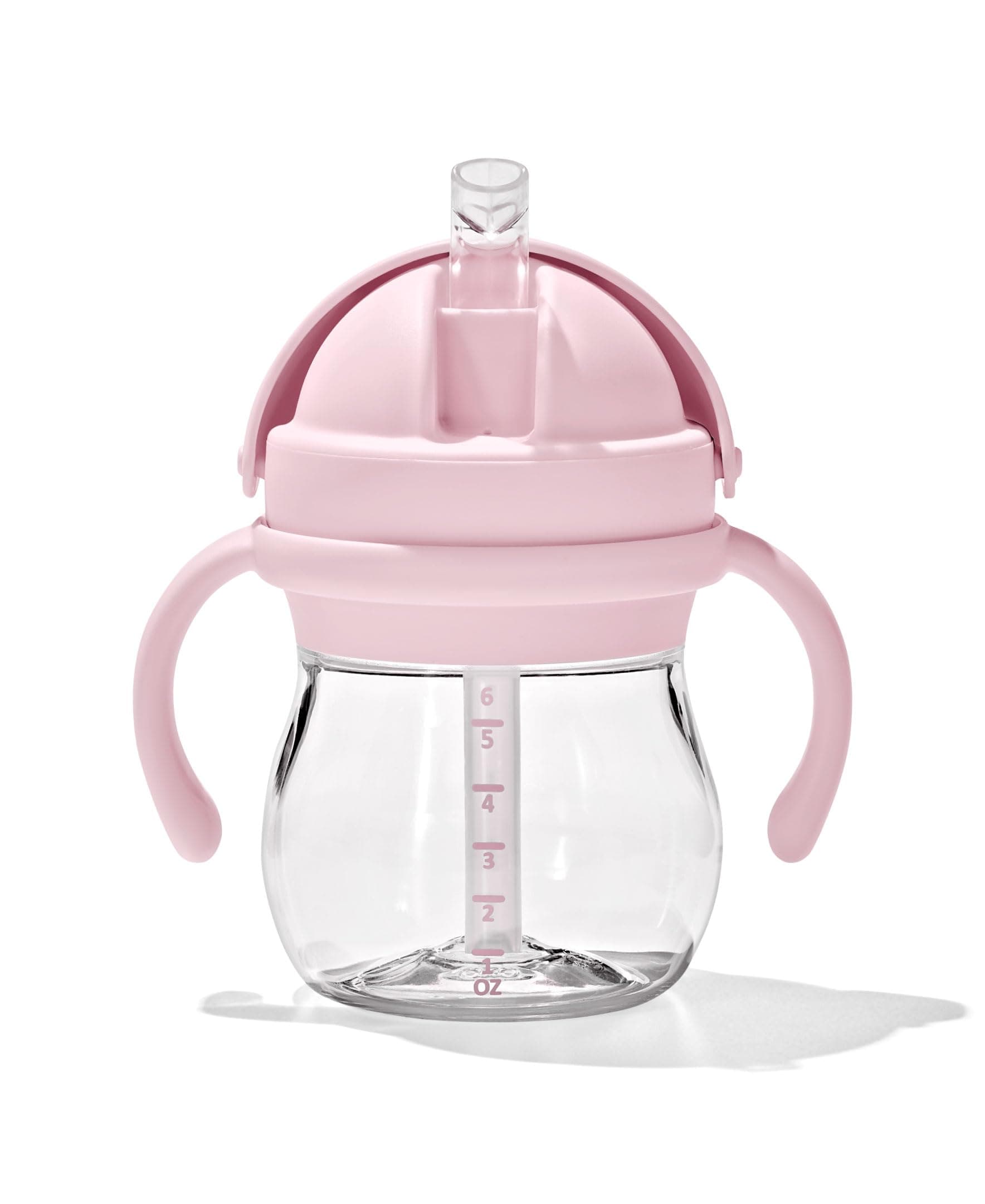 OXO Tot Transitions Straw Cup with Removable Handles - 6 oz. - Blossom