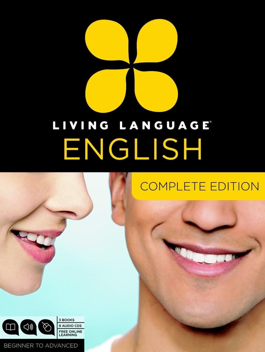 Living Language English, Complete Edition (ESL/ELL): Beginner through advanced course, including 3 coursebooks, 9 audio CDs, and free online learning Paperback – Unabridged, 11 September 2012