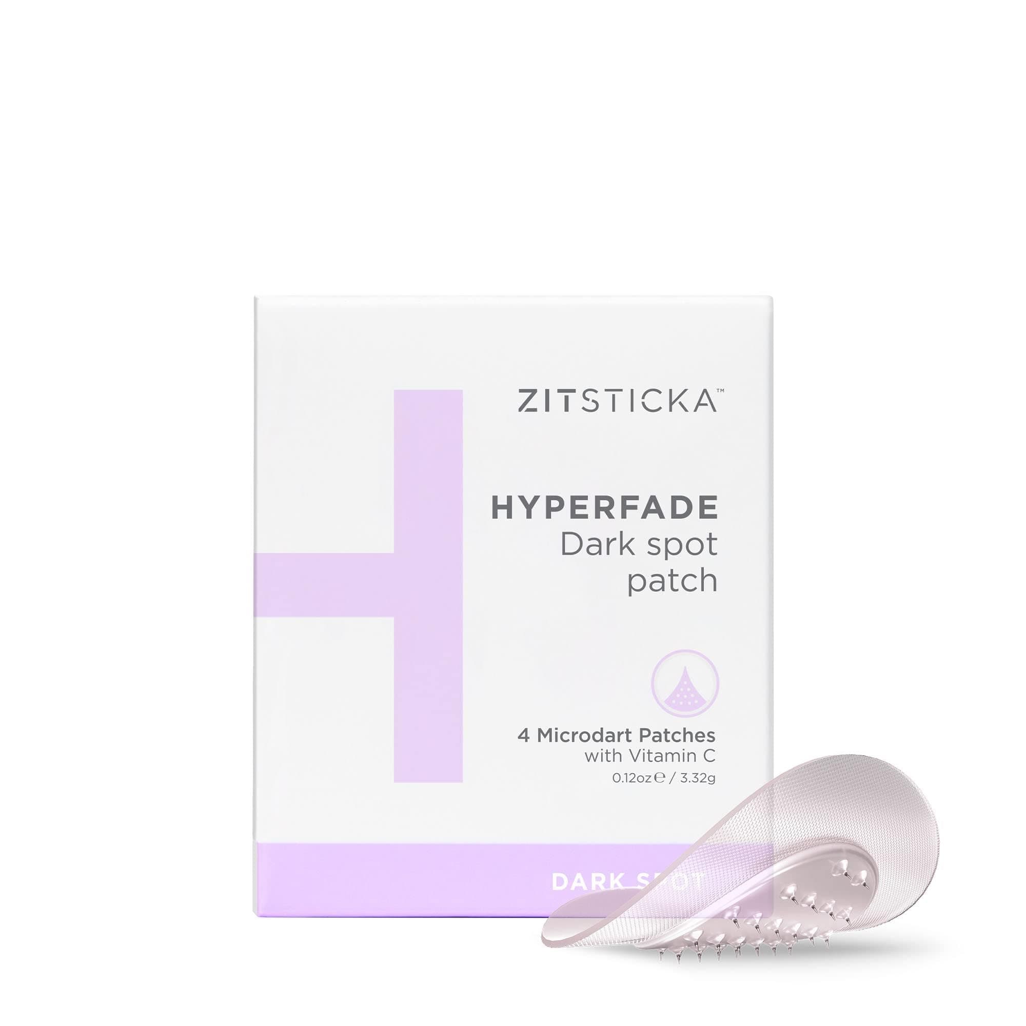 Hyperfade Microdart Pimple Patch, Targets Post-Zit Blemishes, Hydrates & Evens Skin Tone, With Hyaluronic Acid & Vitamin C for Clear, Smooth-Looking Skin (4 count)