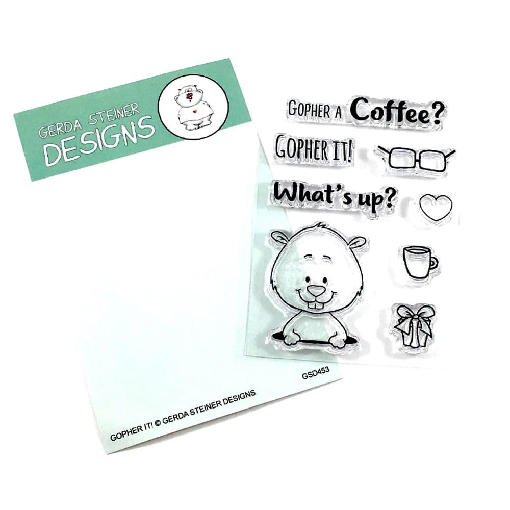 Gopher It! Clear Stamp Set 3x4 Inches