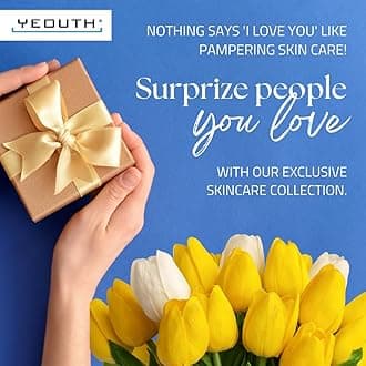 Best Anti-Aging 3 Pack Skin Care System by YEOUTH, Professional Grade Hyaluronic Acid Plus, Patented L22 Facial Moisturizer, and Balancing Facial Toner - You will love it or your money back!