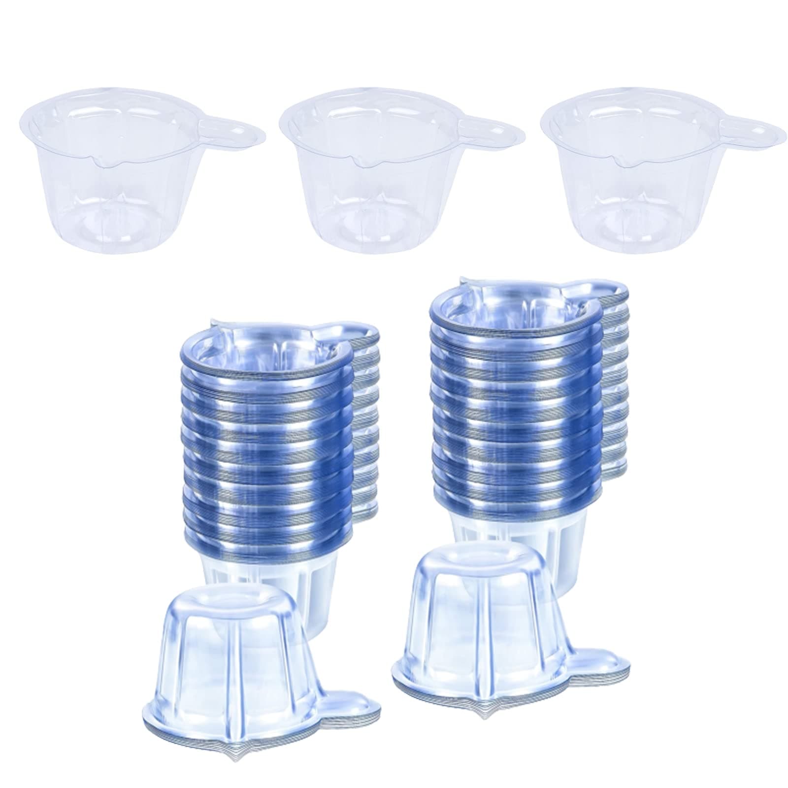 200 Pcs Plastic Disposable Urine Collection Cups 40 ML Plastic Urine Specimen Cups Ovulation Test Urine Specimen Cups for HCG Pregnancy Test