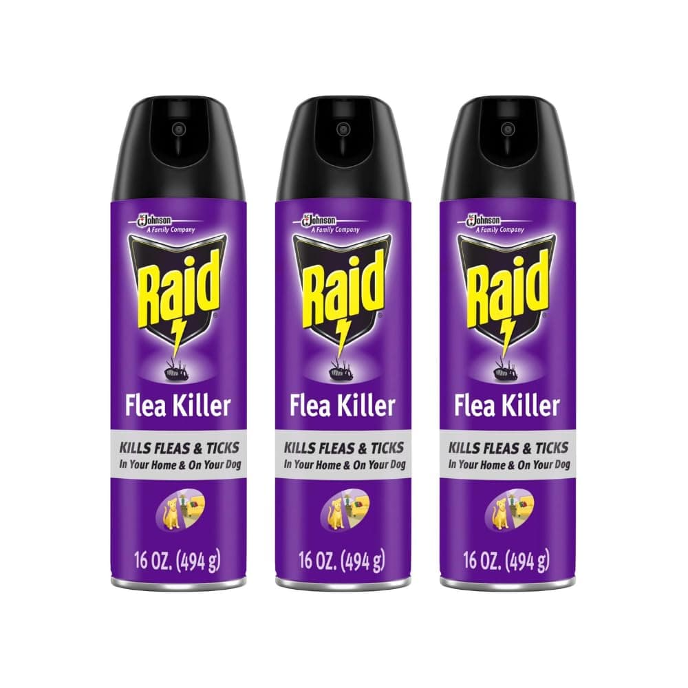 RaidFlea Killer, 16 OZ (Pack - 3)