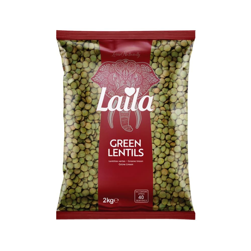 Laila Green Lentils 2Kg