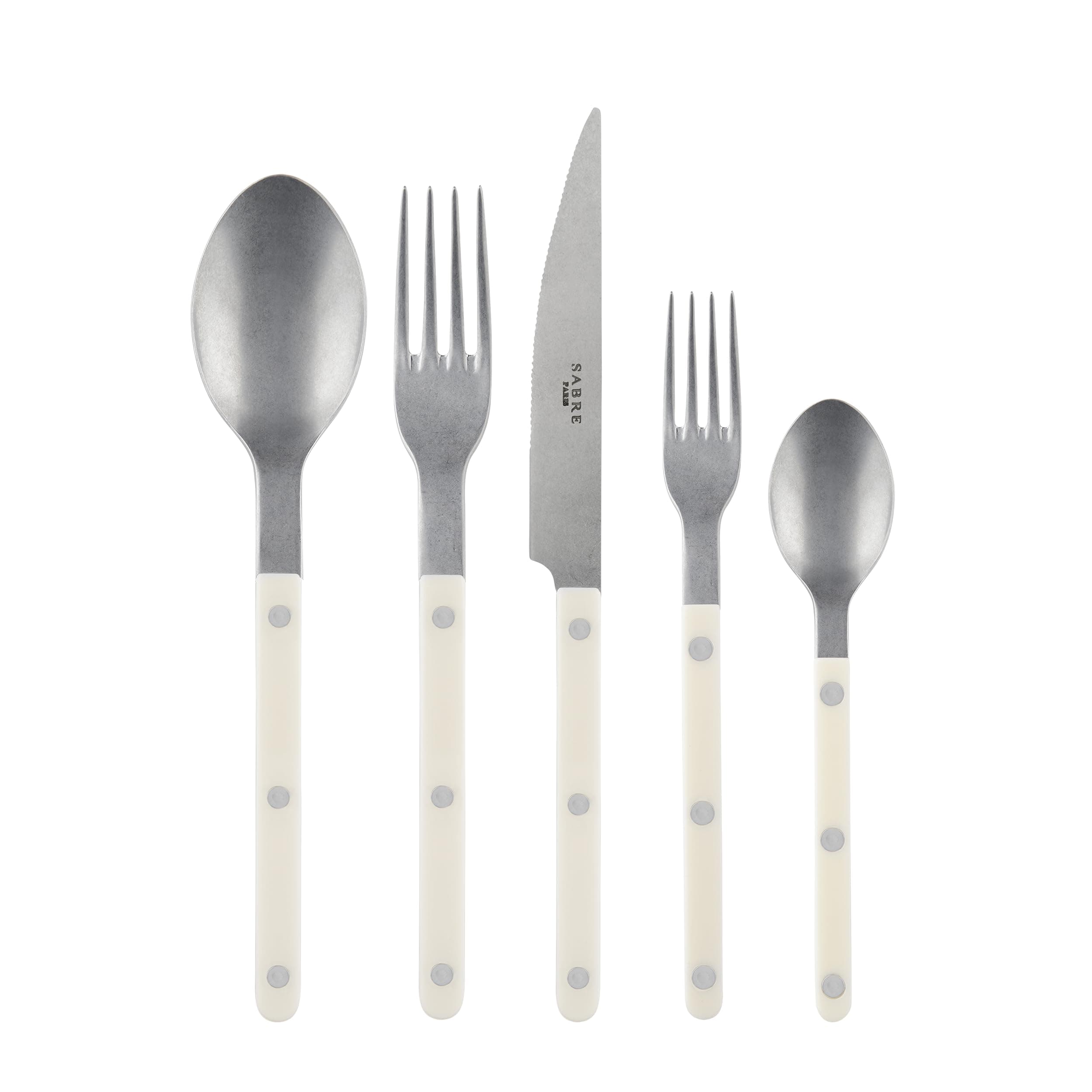 Bistrot Vintage collection (Ivory, 5-Piece Flatware)
