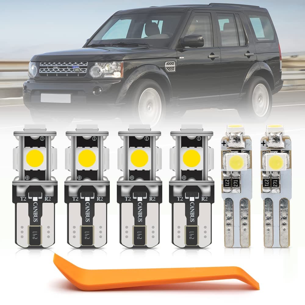 22pcs Super Bright 6000K White LED Interior Lights Bulb Kit for Land Rover Discovery 4 / LR4 L319 2009 2010 2011 2012 2013 2014 2015 2016 Interior LED Light Bulbs Package + Install Tool