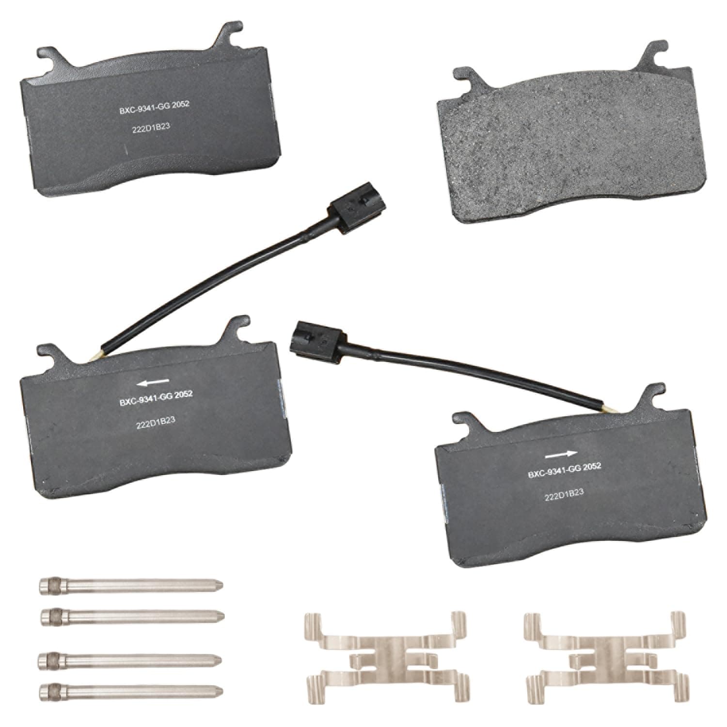 Bendix Premium SBC2052 Ceramic Front Brake Pads for Alfa Romeo Giulia 2018-2017, Stelvio 2018, Stelvio 2021-2020