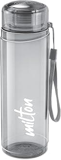 Milton Hector 1000 Pet Water Bottle, 1 Piece, 1 Litre, Grey