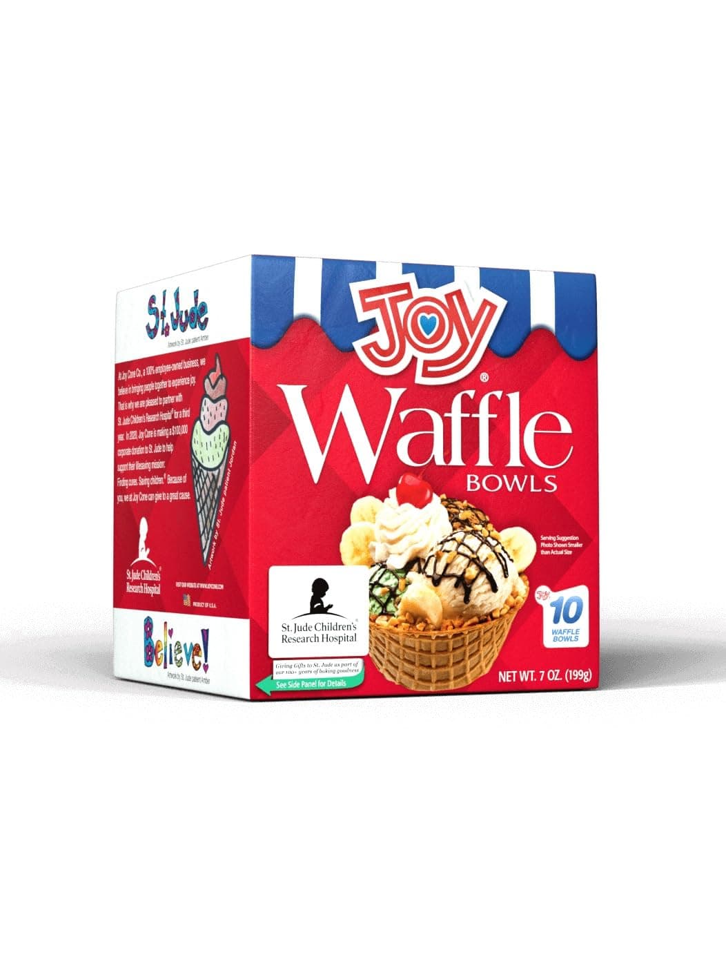Joy Waffle Bowl Cone, 10 ct, 3 pk