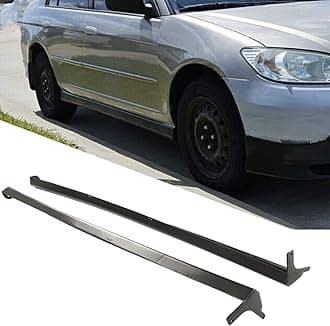 Side Skirts Extension Fit for H0NDA Civic 2001-2005 Coupe Sedan 2Dr / 4Dr RS Style