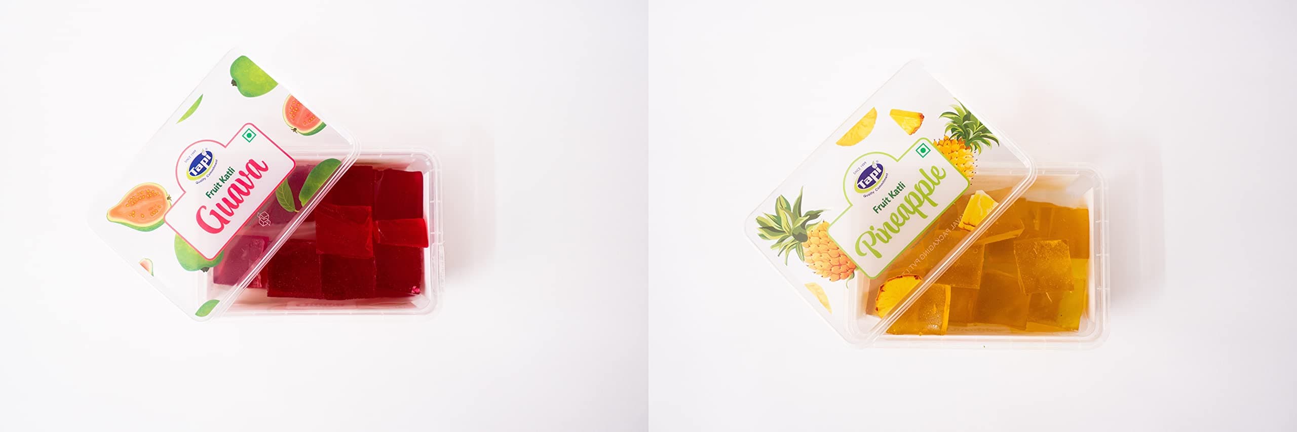 Tapi Pineapple & Guava Fruit Katli Combo|Pack of 2| 250gm/pack|