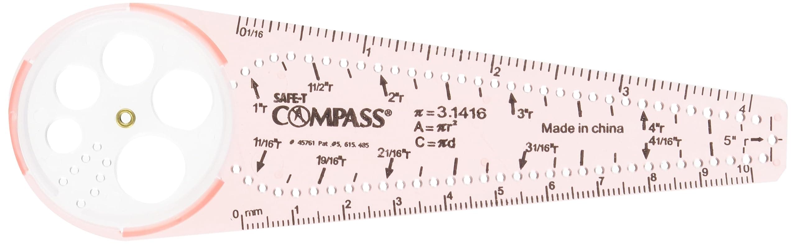 Learning Resources SAFE-T Compass, Blister Card, Pink Orange