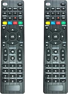 Paquete de 2:Universal TV Remote Control is Suitable for LED Smart TVS of LG,Samsung,Sony,Philips,Panasonic,Sharp,Toshiba,Hitachi,VIZIO,TCL,JVC,Hisense and Other Brands