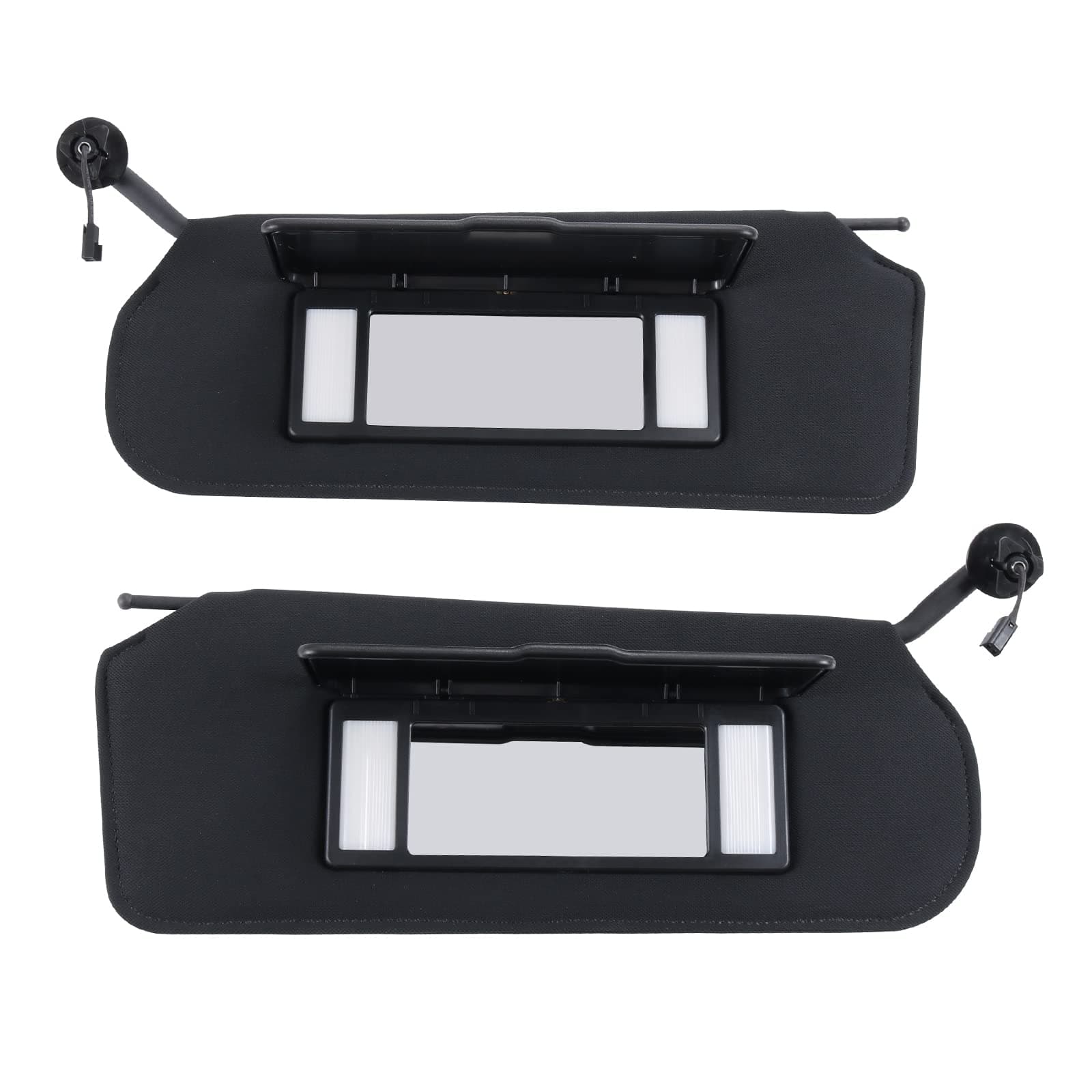 Automotive Sun Visor with Updated Bright LED Lights Sunvisors Replacement for Corvette C5 Chevrolet 1997-2004 Replaces 10442033 10442034 Left Driver and Right Passenger Side