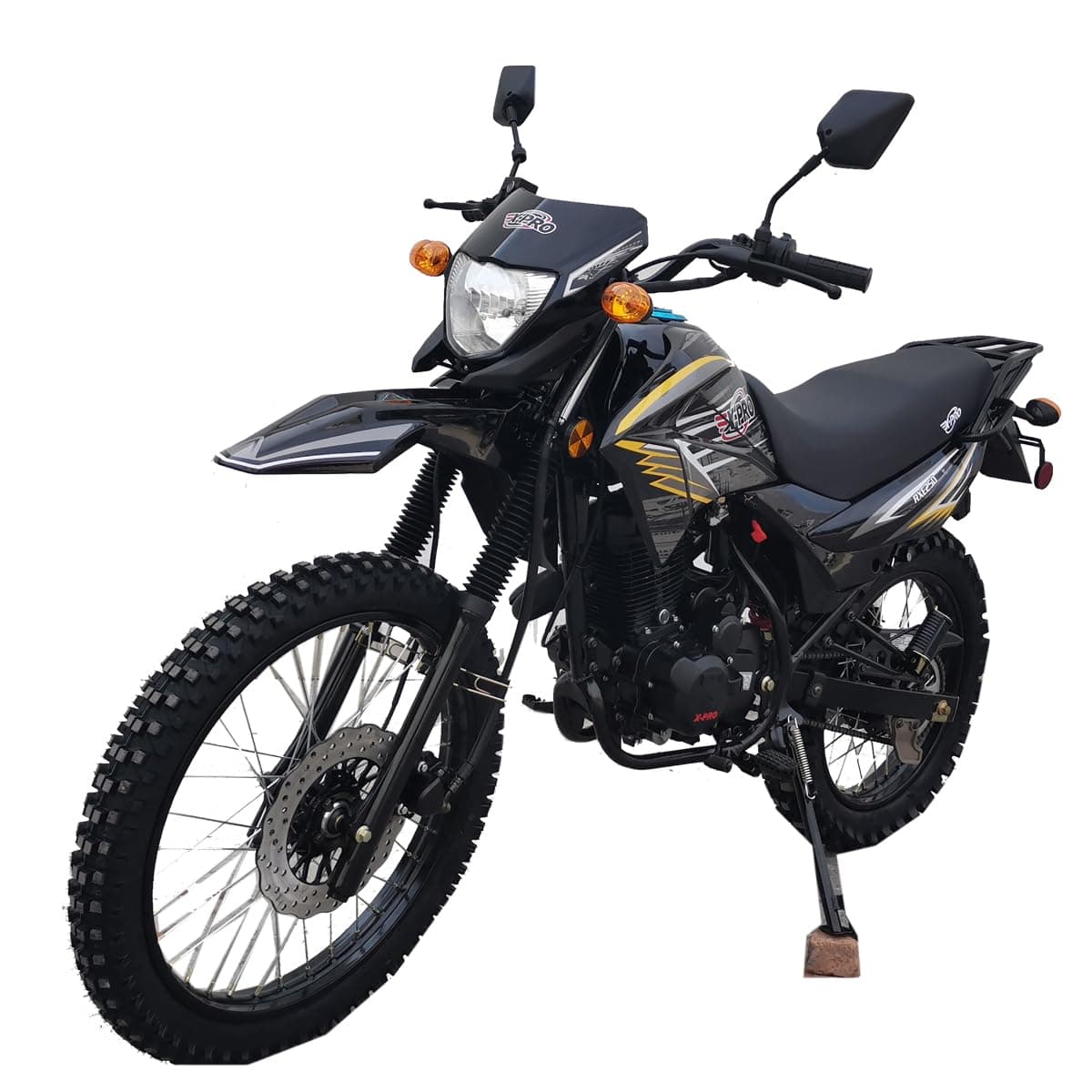 X-PRO Cavalier 250 with Zongshen Counter Balanced Engine 5-Speed Manual Transmission Dual Sports Enduro Dirt Bike, 21"/18" Wheels
