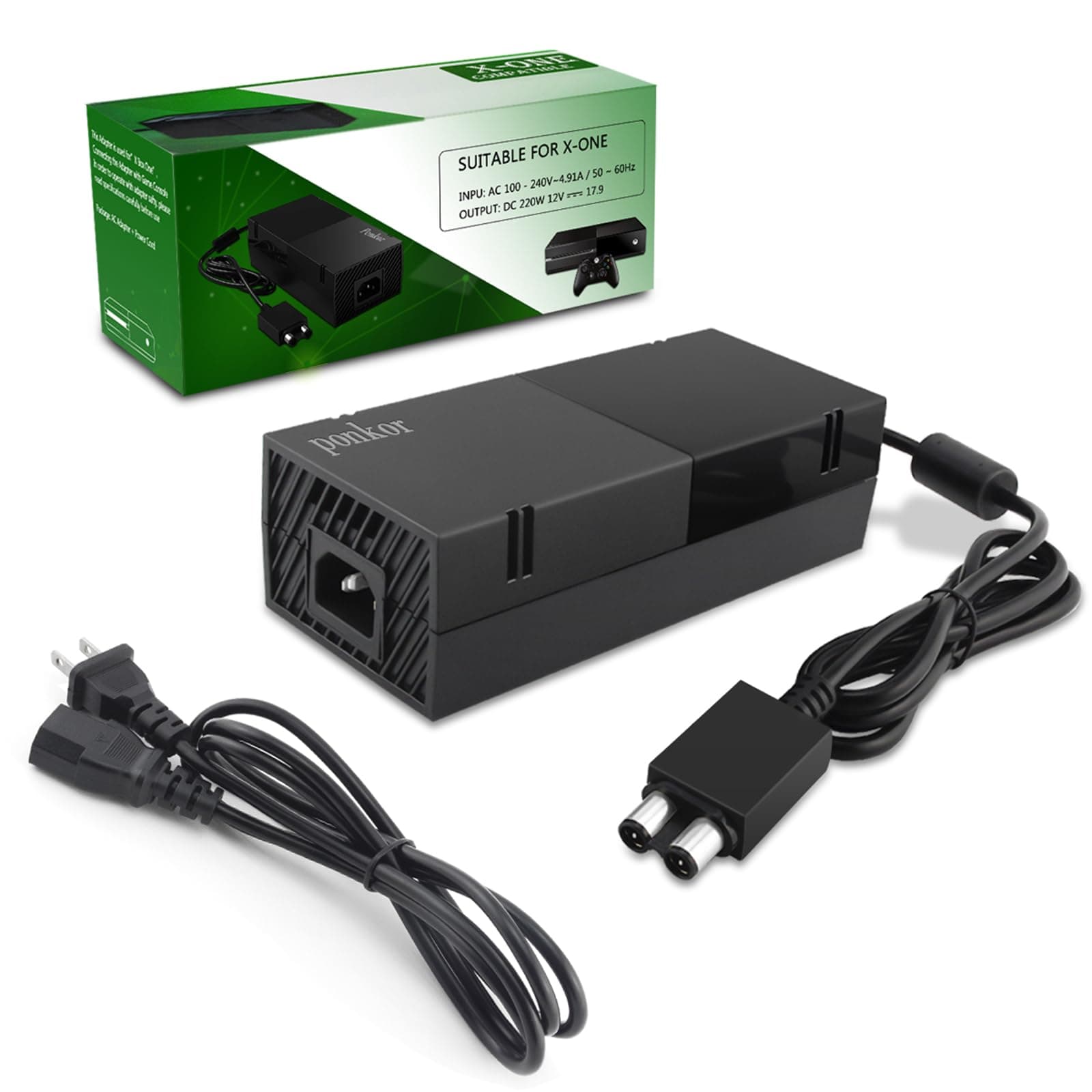 Ponkor Xbox One Power Supply Adapter for Microsoft Xbox One Console
