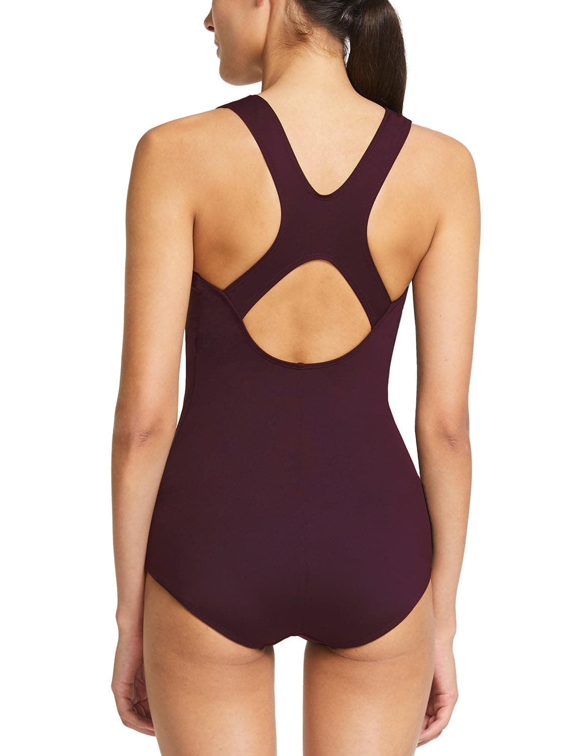 Women's Racerback Athletic One Piece Modest Bathing Suit