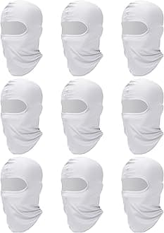 9 Pack Ski Mask for Men Balaclava Full Face Shiesty Mask Breathable Summer Windproof Hood for Motorcycle Snowboard