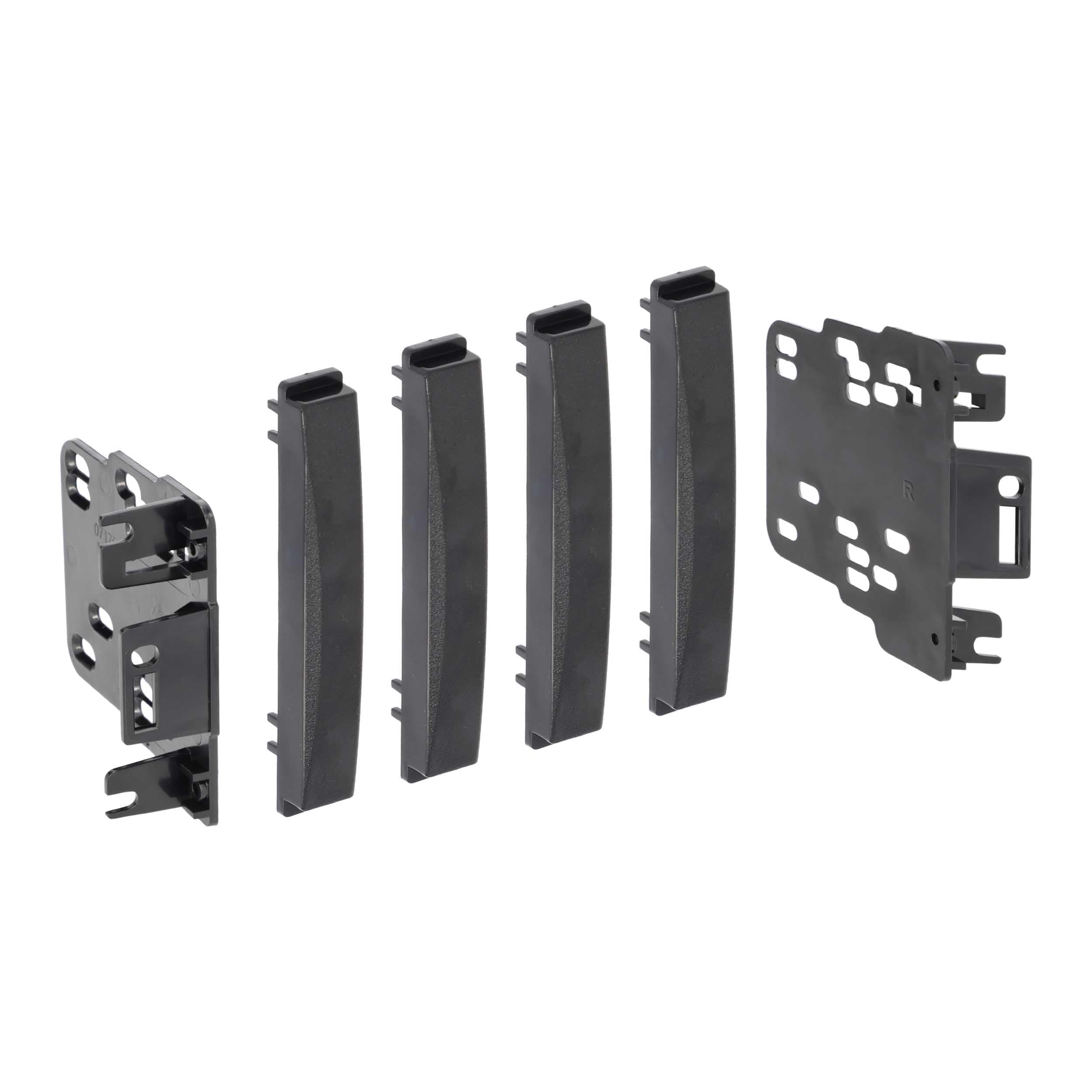 Metra Electronics 95-6511 Double-DIN Radio Installation Dash Kit Fits Select 2007-Up Chrysler Vehicles Black