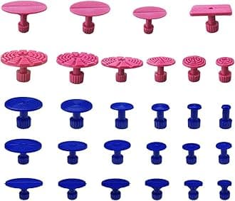 120PCS Car Body Dent Removal Pulling Tabs, Paintless Dent Removal Kit, Automobile Repair Tool, Removal Tool Glue Tabs for Auto Dents, Hail Damage, Dings