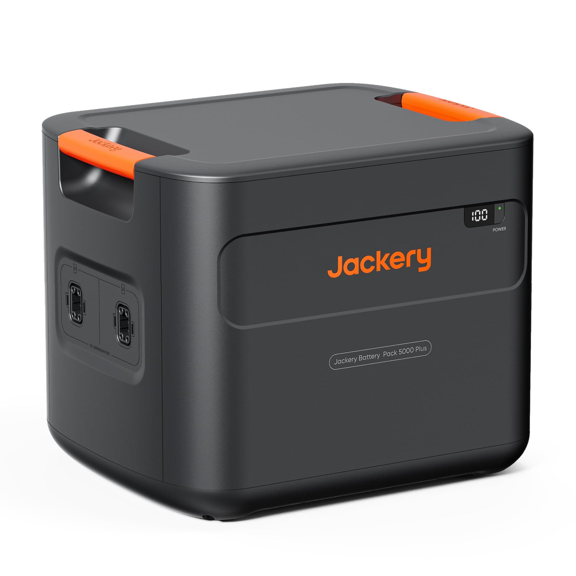 Jackery Battery Pack 5000 Plus for the Solar Generator 5000 Plus Portable Power Station, 5040Wh LiFePO4 Batteries with 4000 Life Cycles, Expandable Home Backup Battery for Home Use, Emergency