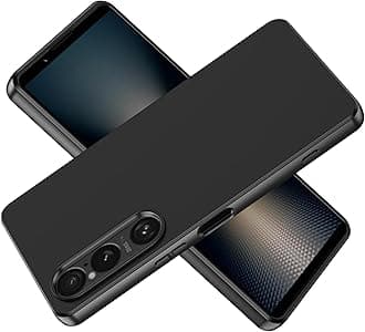 for Sony Xperia 1 VII Case,high qualit,Scratch Resistant,Anti-Skid-TPU Rubber Soft Skin Silicone Protective Case Cover-Black