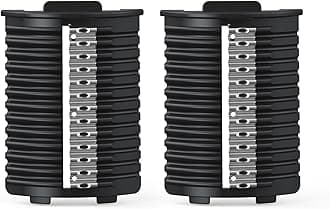 Electric Cheese Grater Attachments, Wave Slicing Blade, Uniquely Shaped Blades For Delicate And Flavorful Chips (1 Pair)