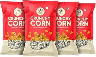 4700BC Crunchy Corn, Hawaiian Barbeque,180 Gram (Pack of 4 X 45g) (weight may vary)
